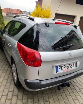 Peugeot 207 cena 11700 przebieg: 260754, rok produkcji 2009 z Braniewo małe 67